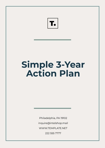 Free Simple 3-Year Action Plan Template to Edit Online Free Simple 3-Year Action Plan Template to Edit Online