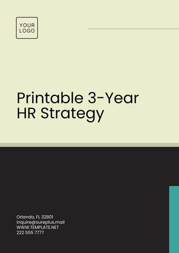 Free Printable 3-Year HR Strategy Template to Edit Online Free Printable 3-Year HR Strategy Template to Edit Online