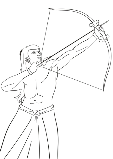 Free Dussehra Sketch Template to Edit Online