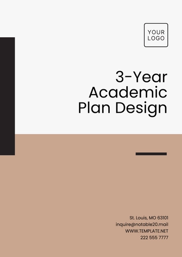 Free 3-Year Academic Plan Design Template to Edit Online Free 3-Year Academic Plan Design Template to Edit Online