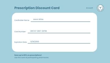 Free Prescription Discount Card Template to Edit Online Free Prescription Discount Card Template to Edit Online