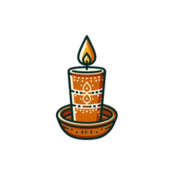 Free Diwali Candle Clipart to Edit Online