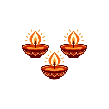 Free Diwali Diyas Clipart to Edit Online