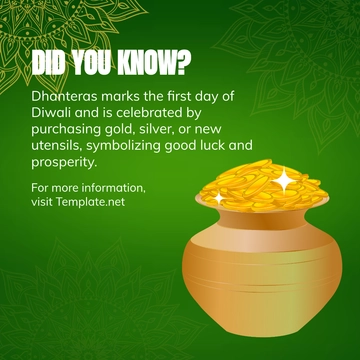 Free Dhanteras Meaning Template to Edit Online
