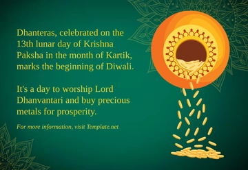 Free What and When in Dhanteras? Template to Edit Online