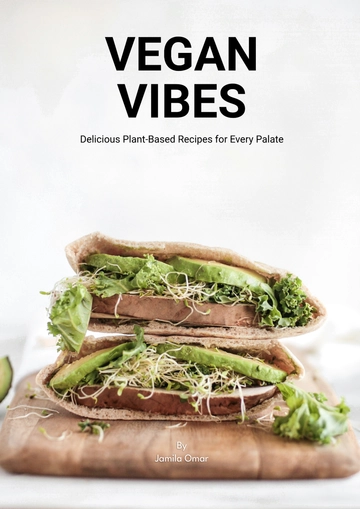 Free Vegan Cookbook Template to Edit Online