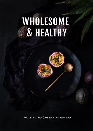 Free Aesthetic Cookbook Layout Template to Edit Online