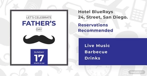 Father's Day Tumblr Banner Template