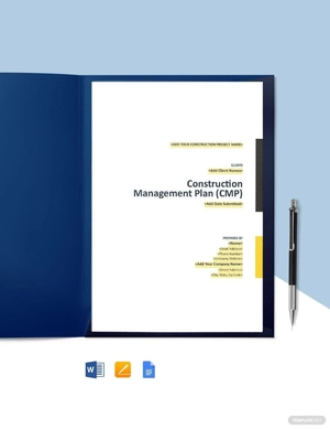 Construction Quality Control Management Plan Template