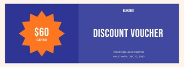 Free Colorful Coupon Voucher Template to Edit Online