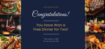 Free Prize Voucher Template to Edit Online