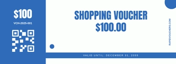 Free Shopping Voucher Template to Edit Online