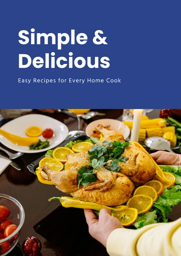 Free Simple Recipe Book Template to Edit Online