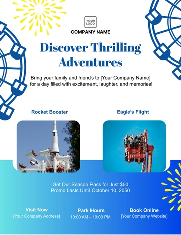 Free Amusement Park Flyer Template to Edit Online Free Amusement Park Flyer Template to Edit Online