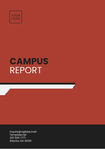 Free Campus Report Outline Template to Edit Online