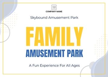 Free Amusement Park Signage Template to Edit Online