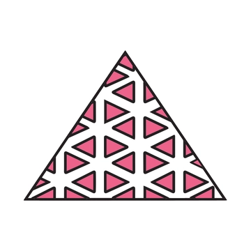 Free Triangular Pattern Clipart to Edit Online