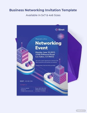 Business Networking Invitation Template