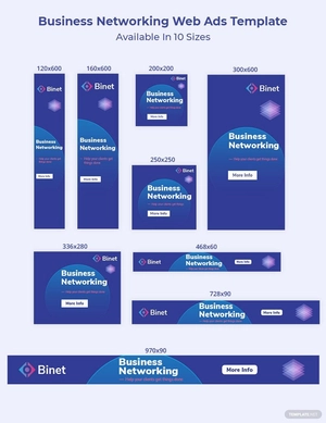 Business Networking Web Ads Template