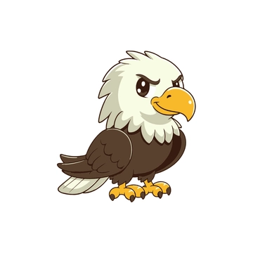 Free Cartoon Eagle Clipart to Edit Online