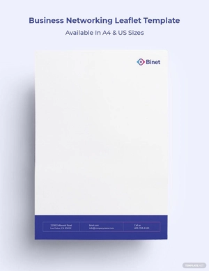 Business Networking Letterhead Template