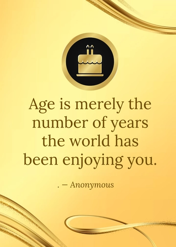Free Golden Birthday Saying Template to Edit Online Free Golden Birthday Saying Template to Edit Online