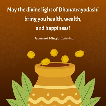 Free Dhanatrayodashi Template to Edit Online