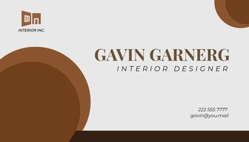 Free Designer Business Card Template to Edit Online