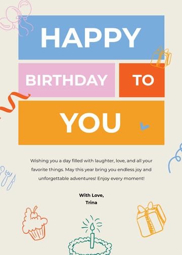 Free Creative Greeting Card Template to Edit Online