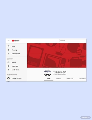 Father's Day YouTube Profile Photo Template