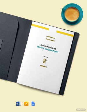 HR Analysis Report Template
