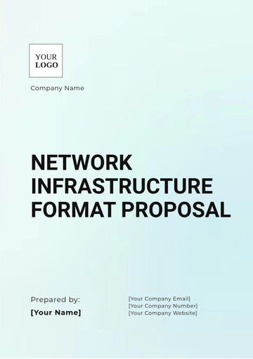 Free Network Infrastructure Format Proposal Template to Edit Online