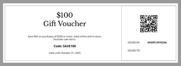 Free Digital Voucher Template to Edit Online