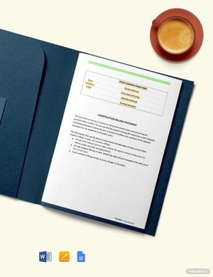 Sample Construction Billing Statement Template