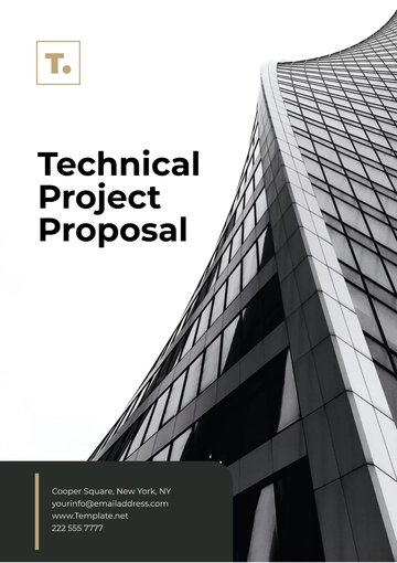 Free Printable Technical Project Proposal Template to Edit Online