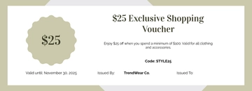 Free Professional Voucher Card Template to Edit Online