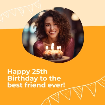 Free Birthday Instagram Post Template to Edit Online