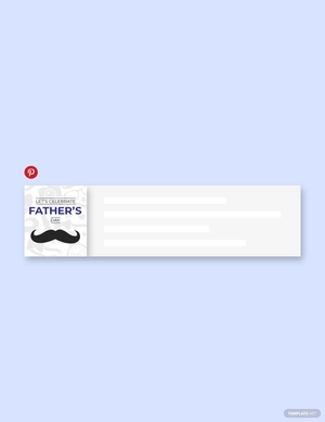 Father's Day Pinterest Board Cover Template