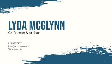 Free Craftsman Business Card Template to Edit Online
