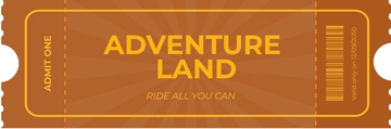 Free Old Fashioned Ticket Design Template to Edit Online