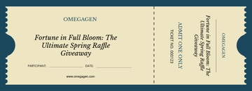 Free Raffle Ticket Printable to Edit Online