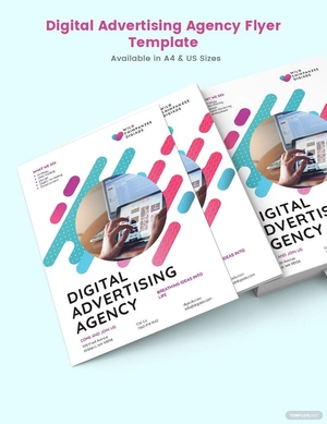Digital Advertising Agency Flyer Template