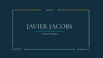 Free Corporate Card Template to Edit Online