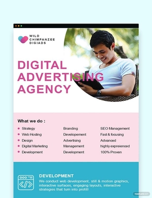 Digital Advertising Agency Email Newsletter Template