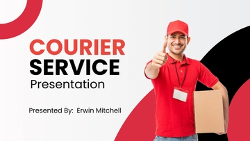 Free Courier Service Presentation Template to Edit Online