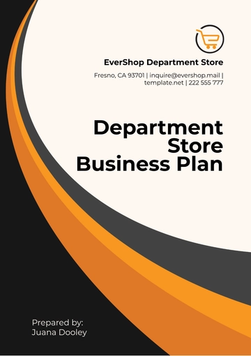 Free Department Store Business Plan Template to Edit Online Free Department Store Business Plan Template to Edit Online