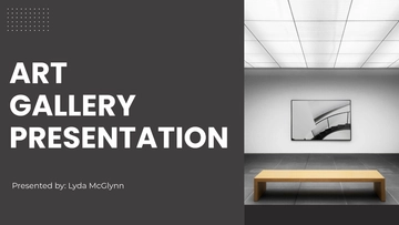 Free Art Gallery Presentation Template to Edit Online