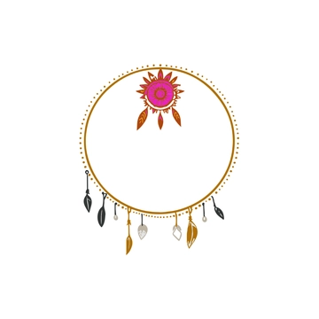 Free Boho Frame Clipart to Edit Online