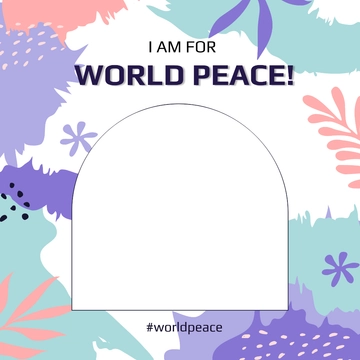 Free DIY Facebook Profile Frame Template to Edit Online