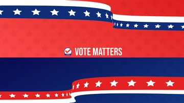 Free Blue and Red US Elections Background Template to Edit Online